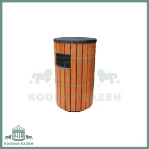 سطل زباله چوبی