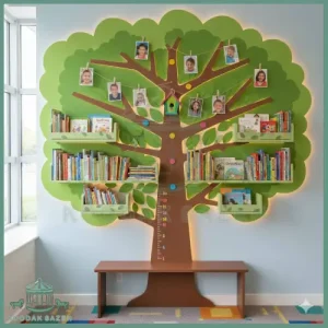 کتابخانه یادگاری طرح درخت